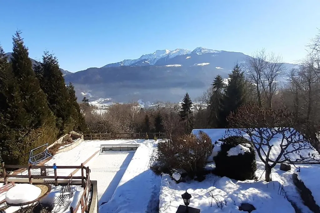 Gite Cosy En Montagne Avec Vue Et Piscine Apartment Marthod